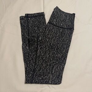 lululemon athletica Black and White Leggings